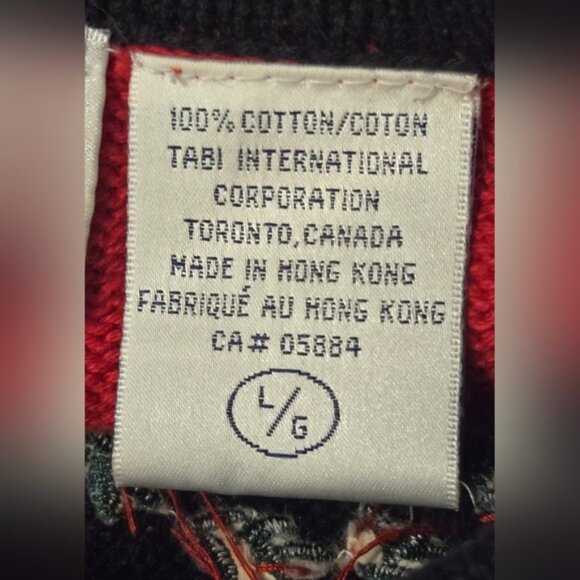 Vintage Tabi International Knitted Holiday Collection Christmas Cardigan - Picture 8 of 9